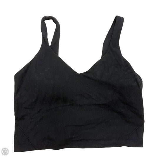 Athletic Bra By Lululemon In Black, Size: M