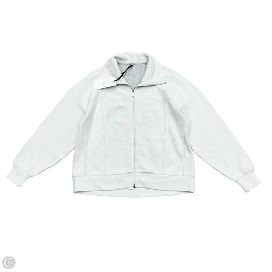 Athletic Jacket By Calia In White, Size: L