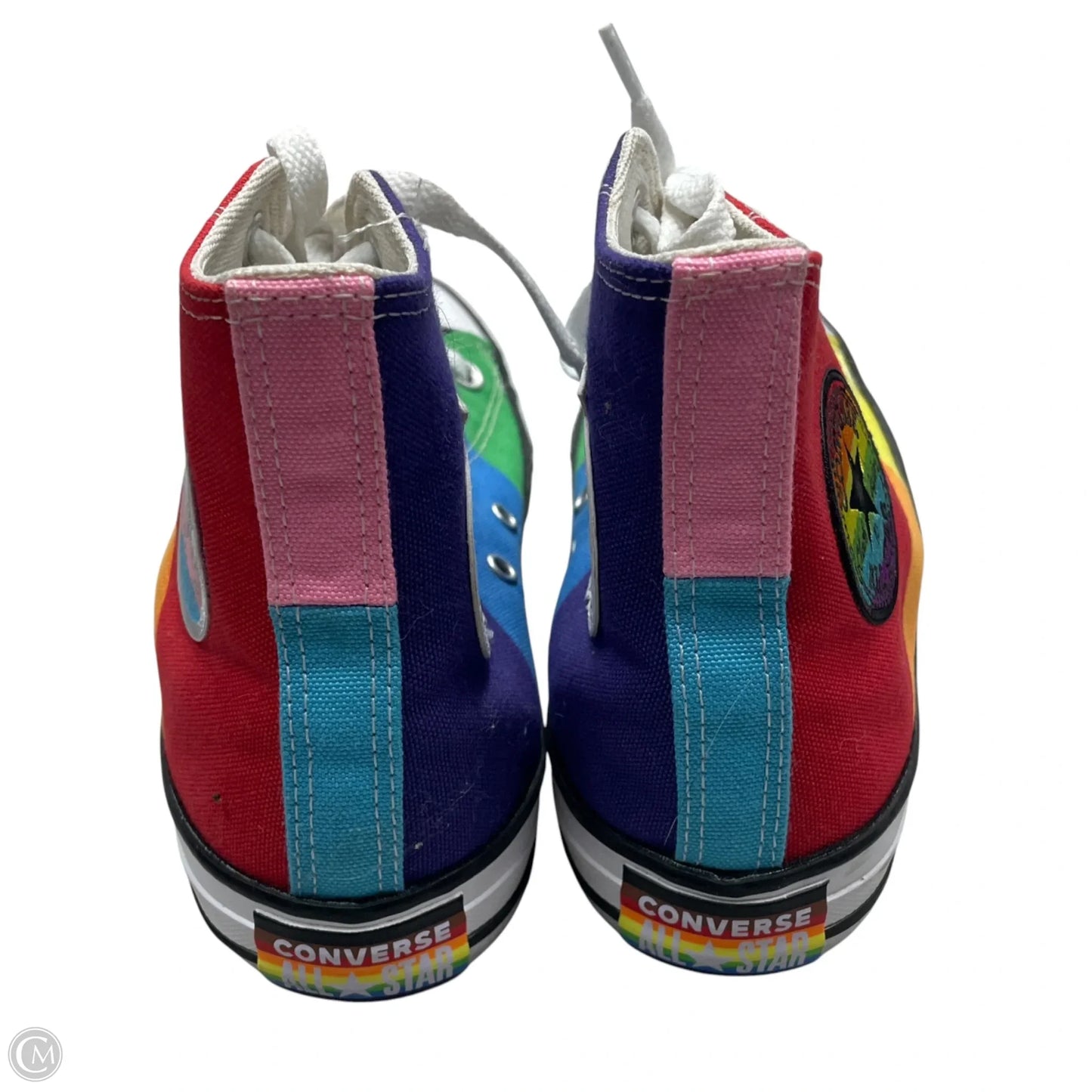 Shoes Sneakers By Converse In Rainbow Print, Size: 7