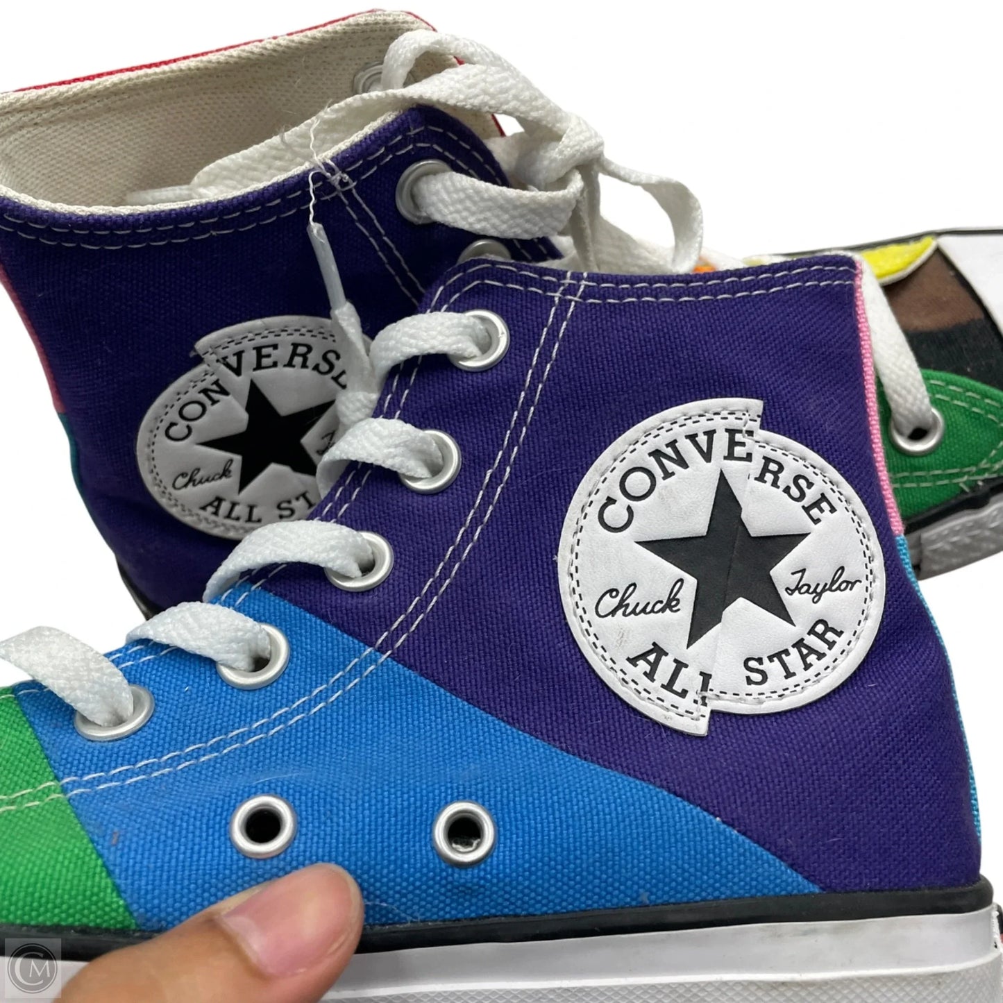 Shoes Sneakers By Converse In Rainbow Print, Size: 7