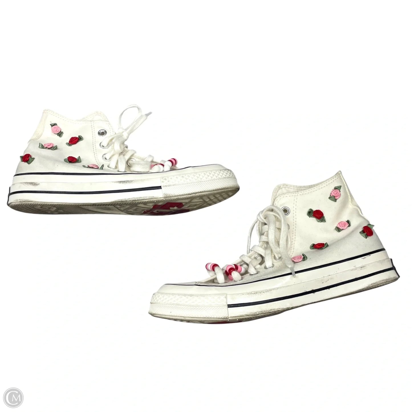 Shoes Sneakers By Converse In Red & White, Size: 8.5
