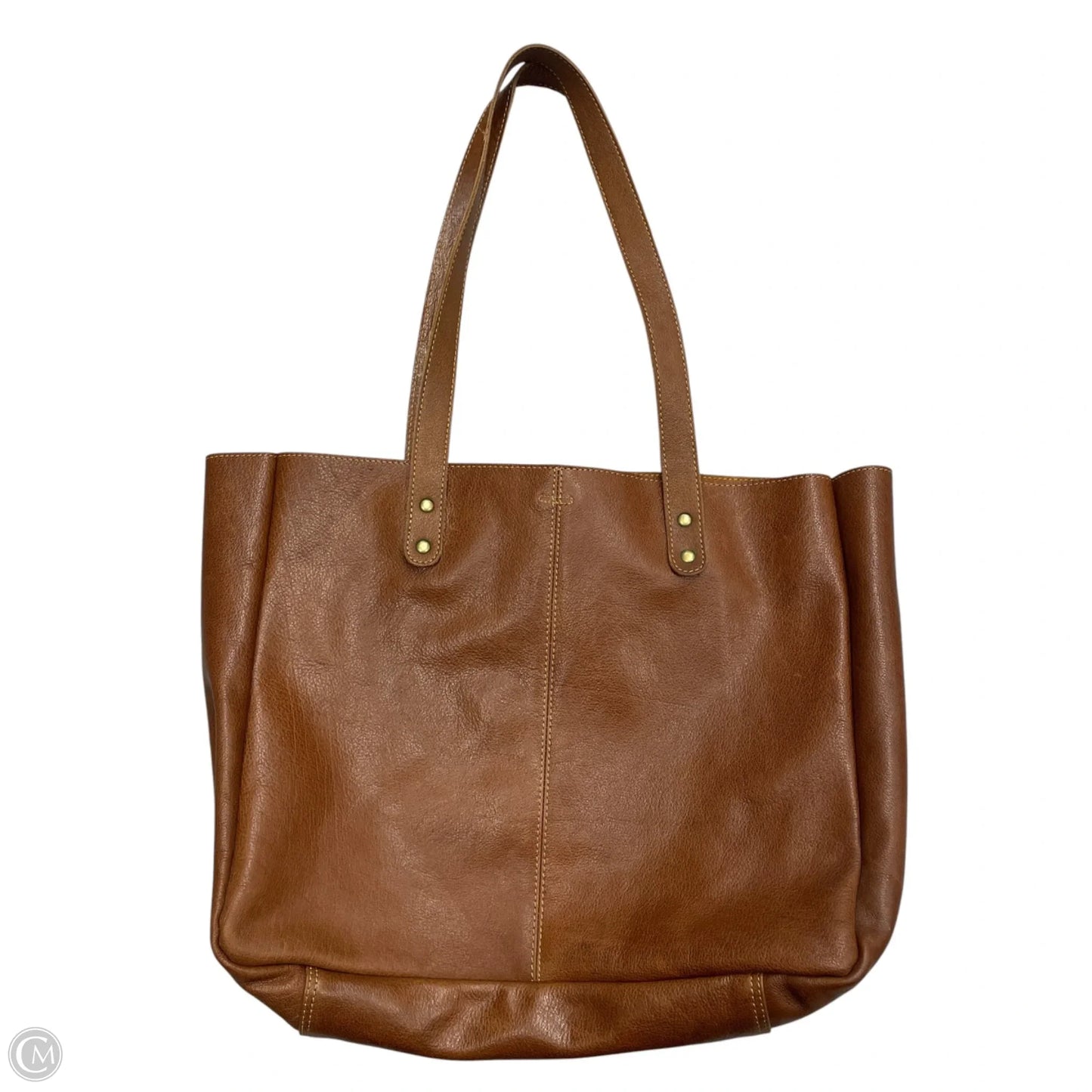 Handbag Leather By Komalc, Size: Large
