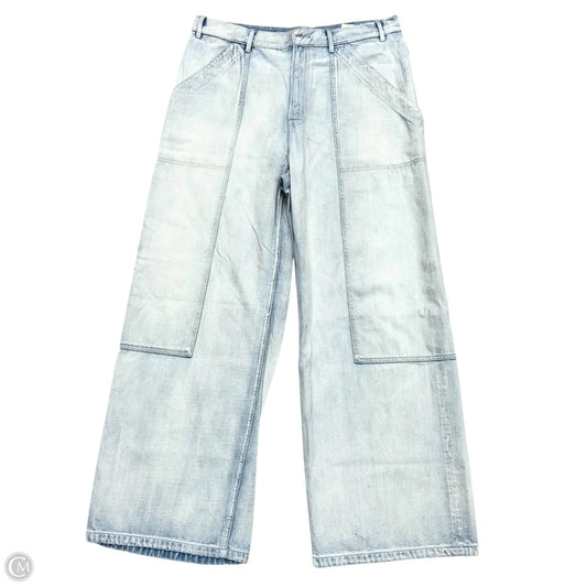 Jeans Wide Leg By Everlane In Blue Denim, Size: 14
