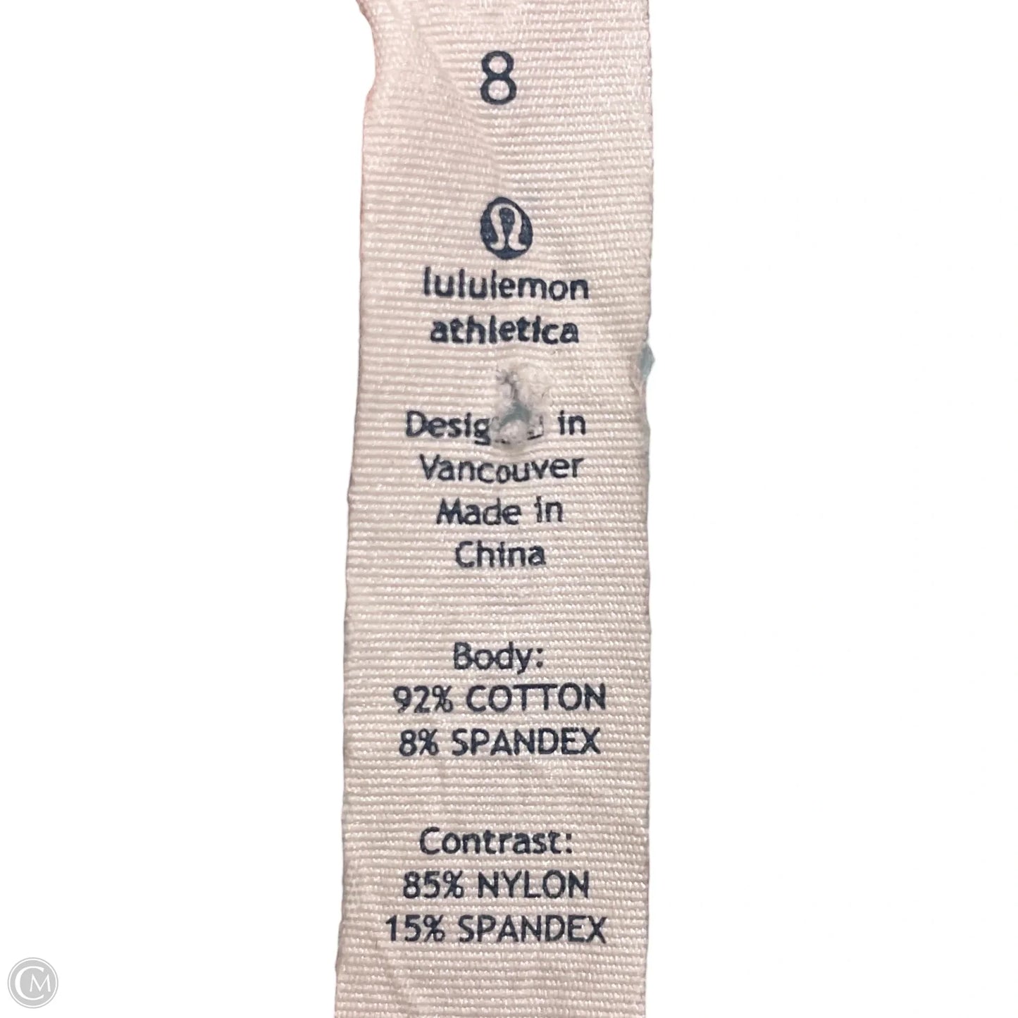 Athletic Top Long Sleeve Collar By Lululemon In Blue, Size: M