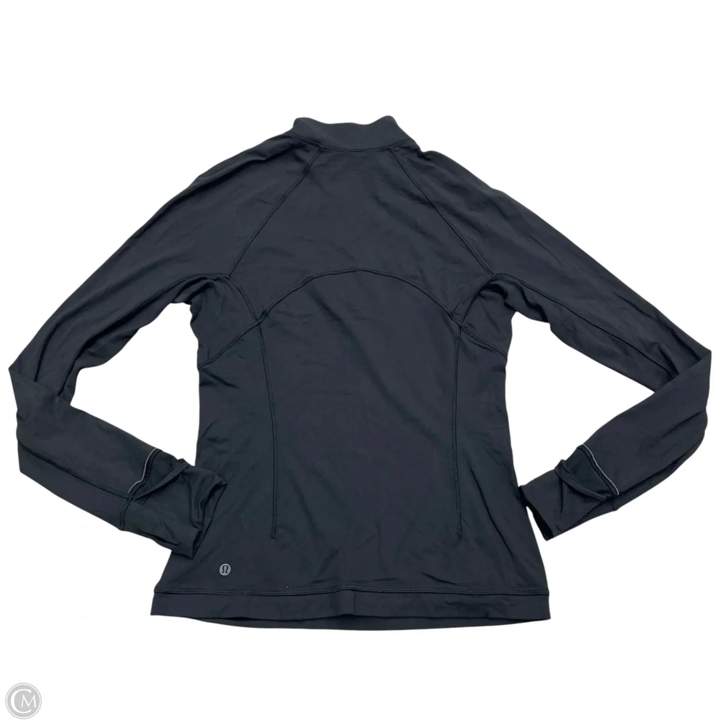 Athletic Jacket By Lululemon In Black, Size: M