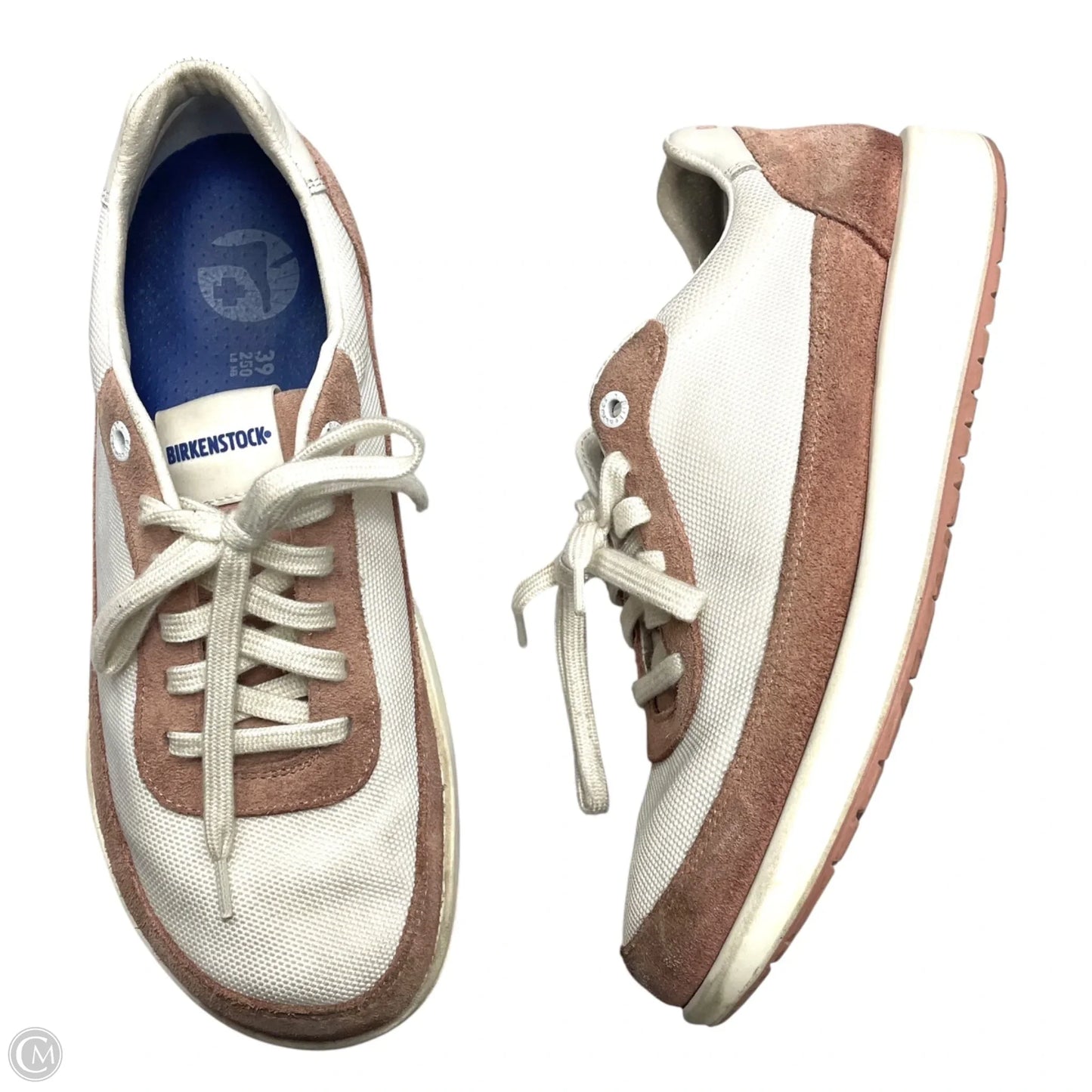 Shoes Sneakers By Birkenstock In Pink & White, Size: 8.5