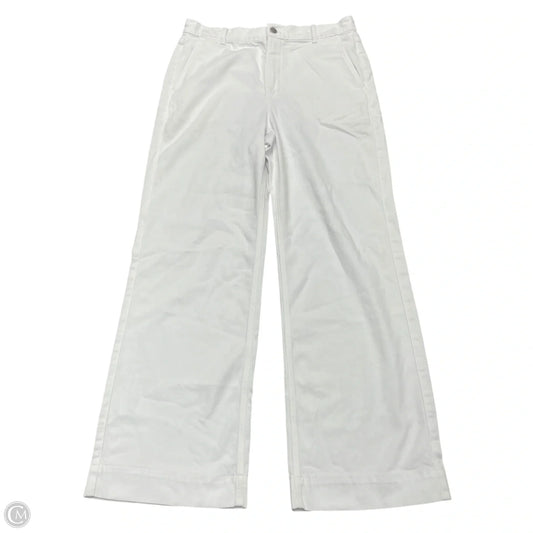 Jeans Wide Leg By J. Crew In White Denim, Size: 8