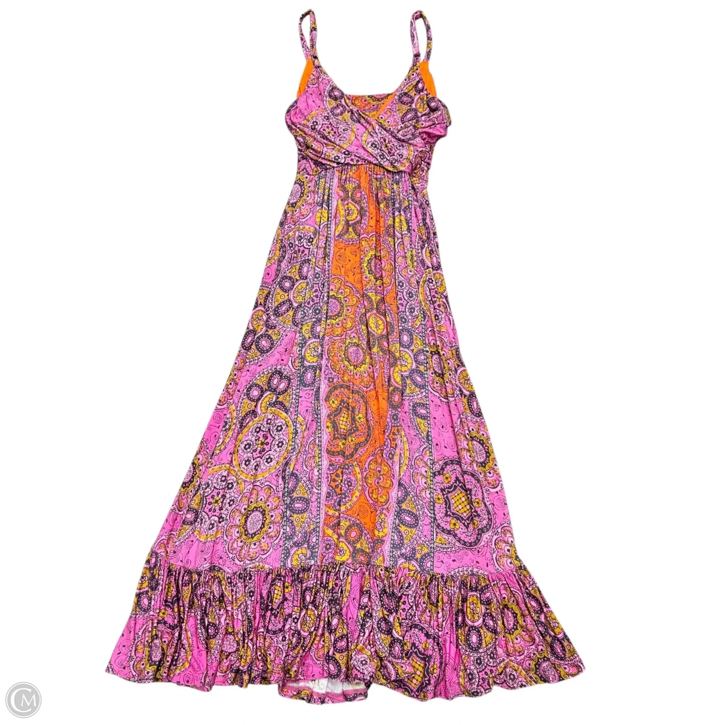 Dress Casual Maxi By Maeve In Orange & Purple, Size: Xs