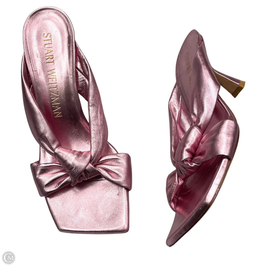 Shoes Designer By Stuart Weitzman In Pink, Size: 9.5