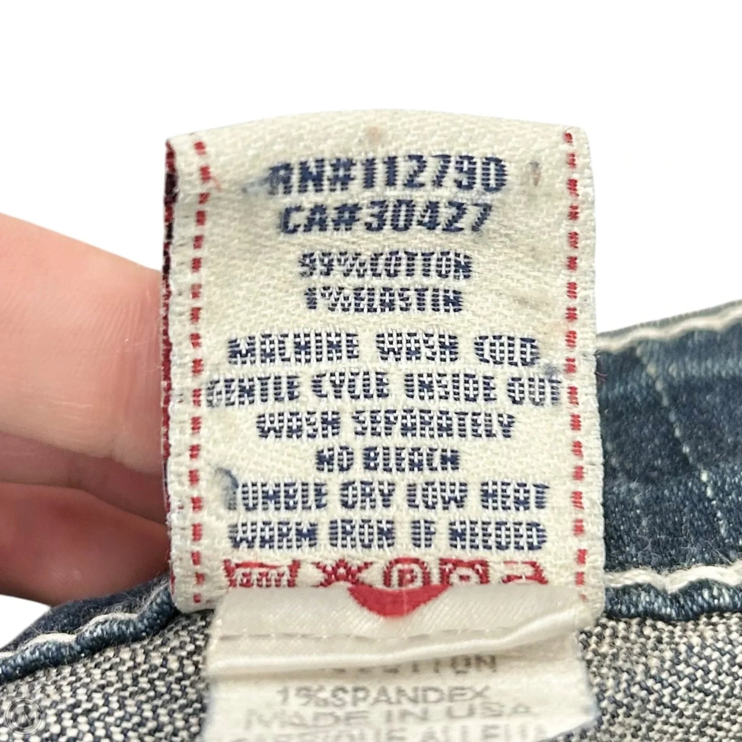 Jeans Skinny By True Religion In Blue Denim, Size: 2
