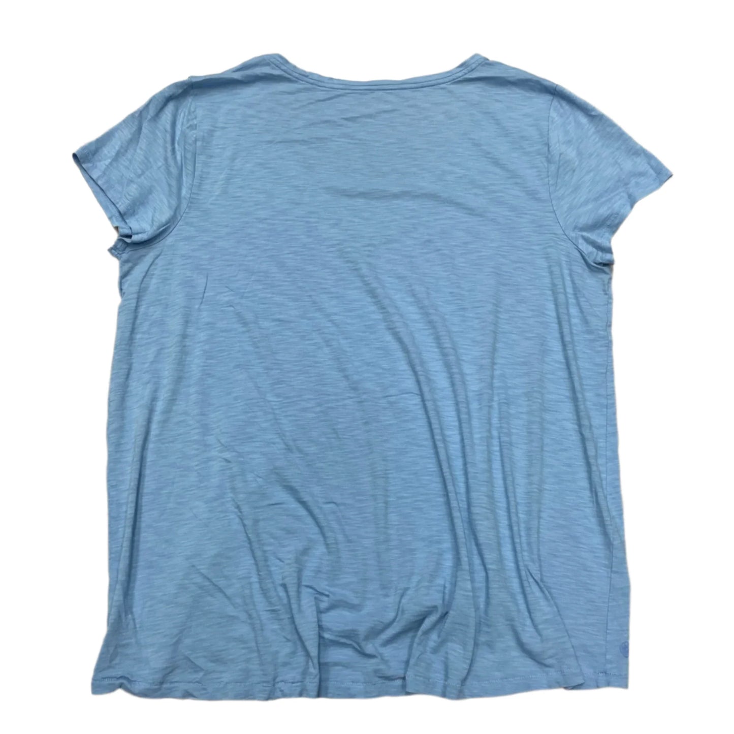 Top Short Sleeve Designer By Lilly Pulitzer In Blue, Size: Xxl