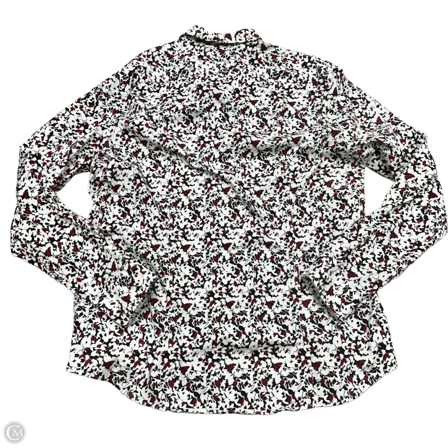 Top Long Sleeve Designer By Michael Kors In White, Size: Xxl