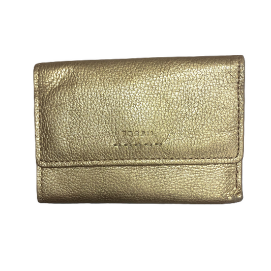 Wallet Leather By Fossil, Size: Small