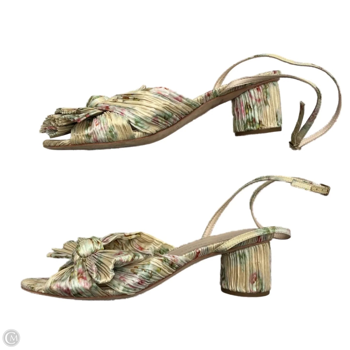 Sandals Heels Block By Loeffler Randall In Multi-colored, Size: 7