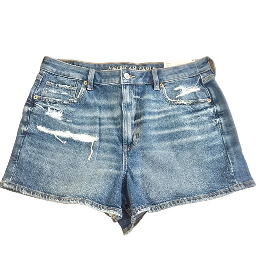 Shorts By American Eagle In Blue Denim, Size: 12