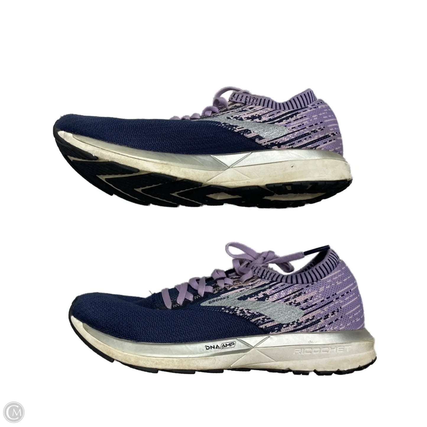 Shoes Athletic By Brooks In Blue & Purple, Size: 8.5