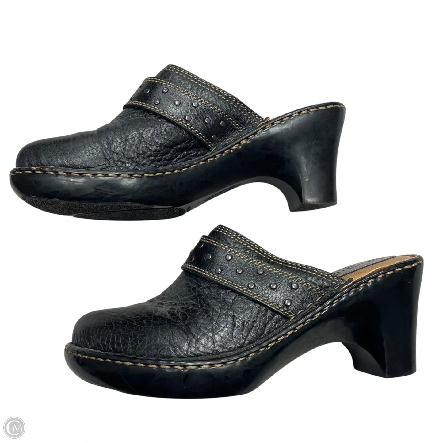 Sandals Heels Block By Boc In Brown, Size: 8