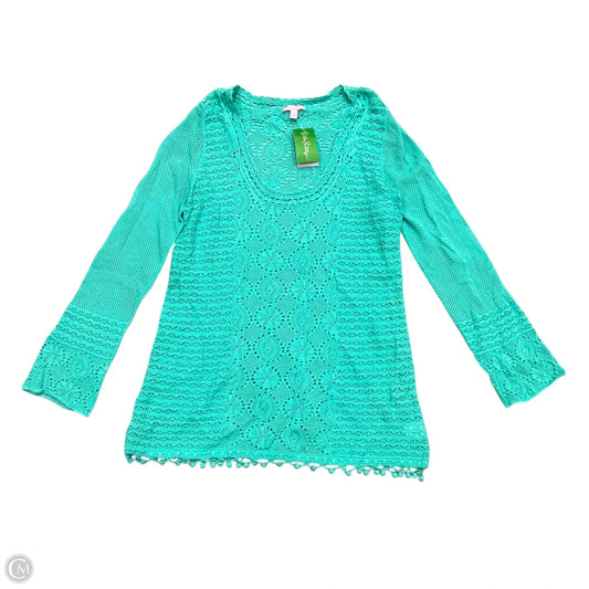 Sweater Designer By Lilly Pulitzer In Teal, Size: Xl