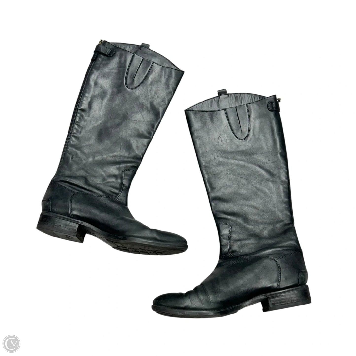 Boots Leather By Sam Edelman In Black, Size: 10