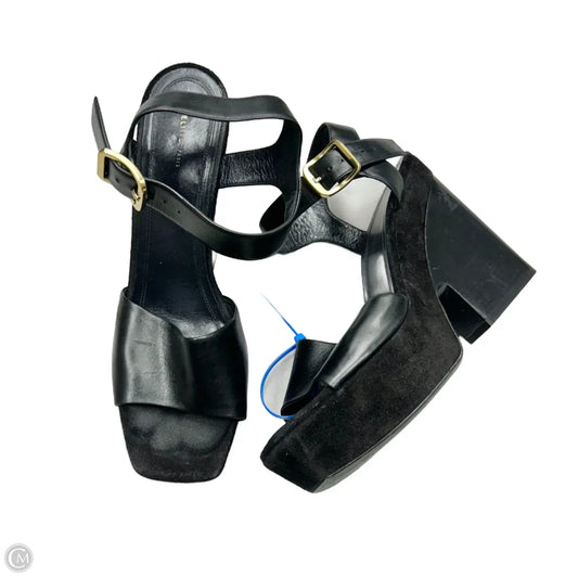 Shoes Luxury Designer By Celine In Black, Size: 9.5