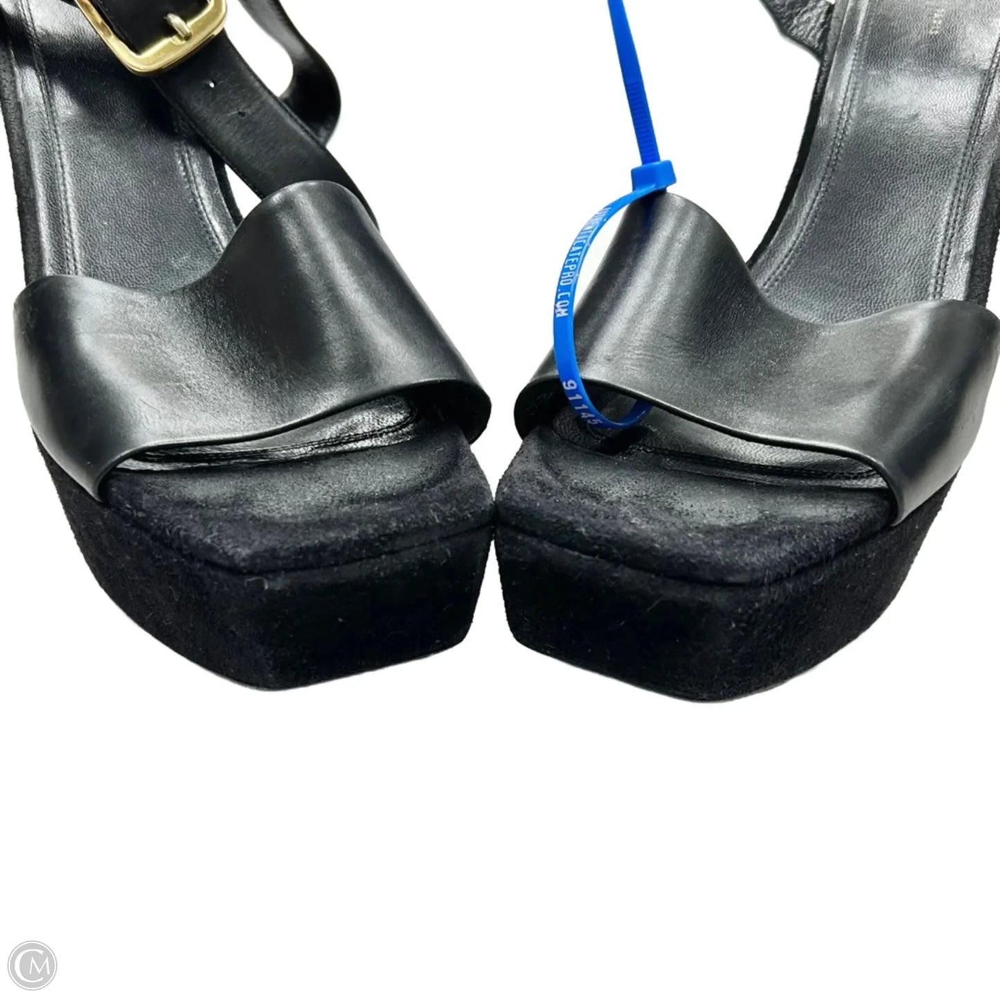 Shoes Luxury Designer By Celine In Black, Size: 9.5