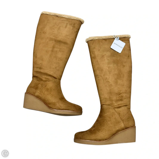 Boots Mid-calf Heels By Aerosoles In Brown, Size: 6