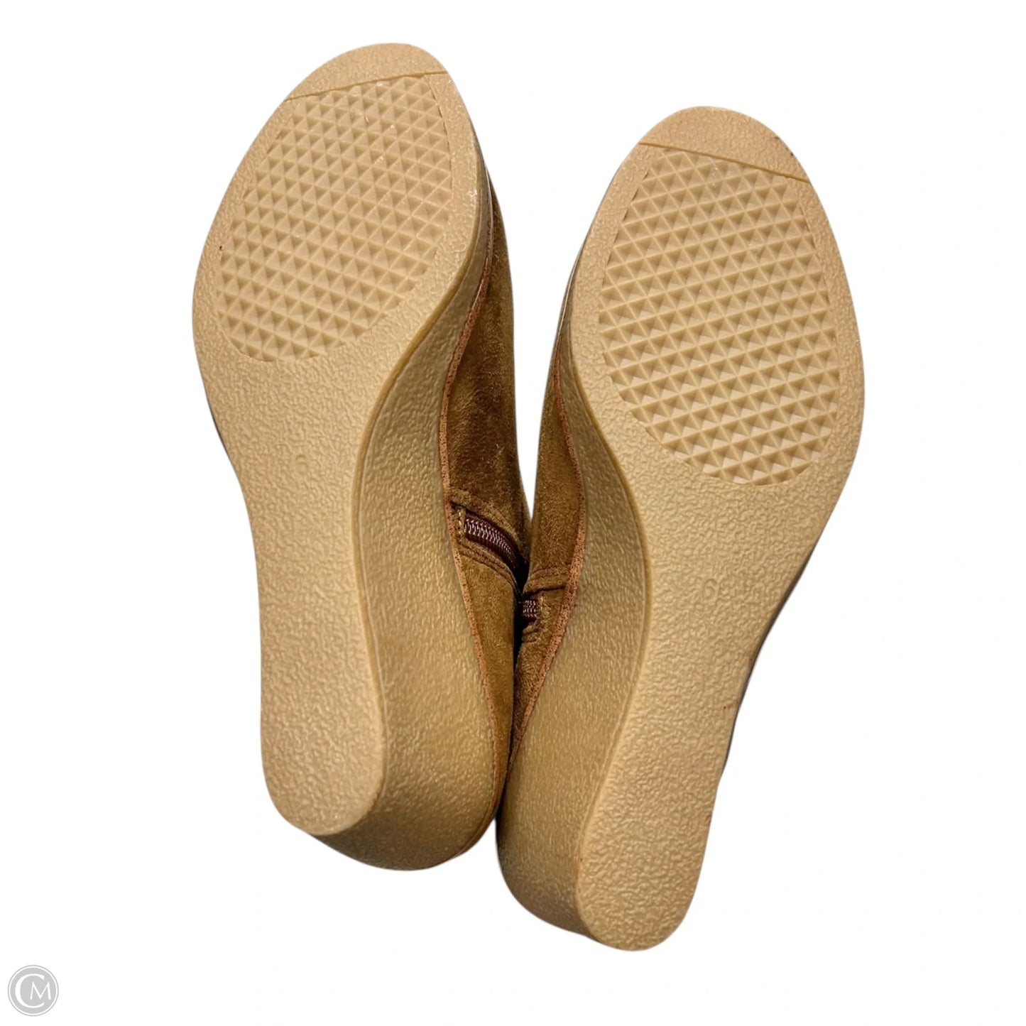 Boots Mid-calf Heels By Aerosoles In Brown, Size: 6