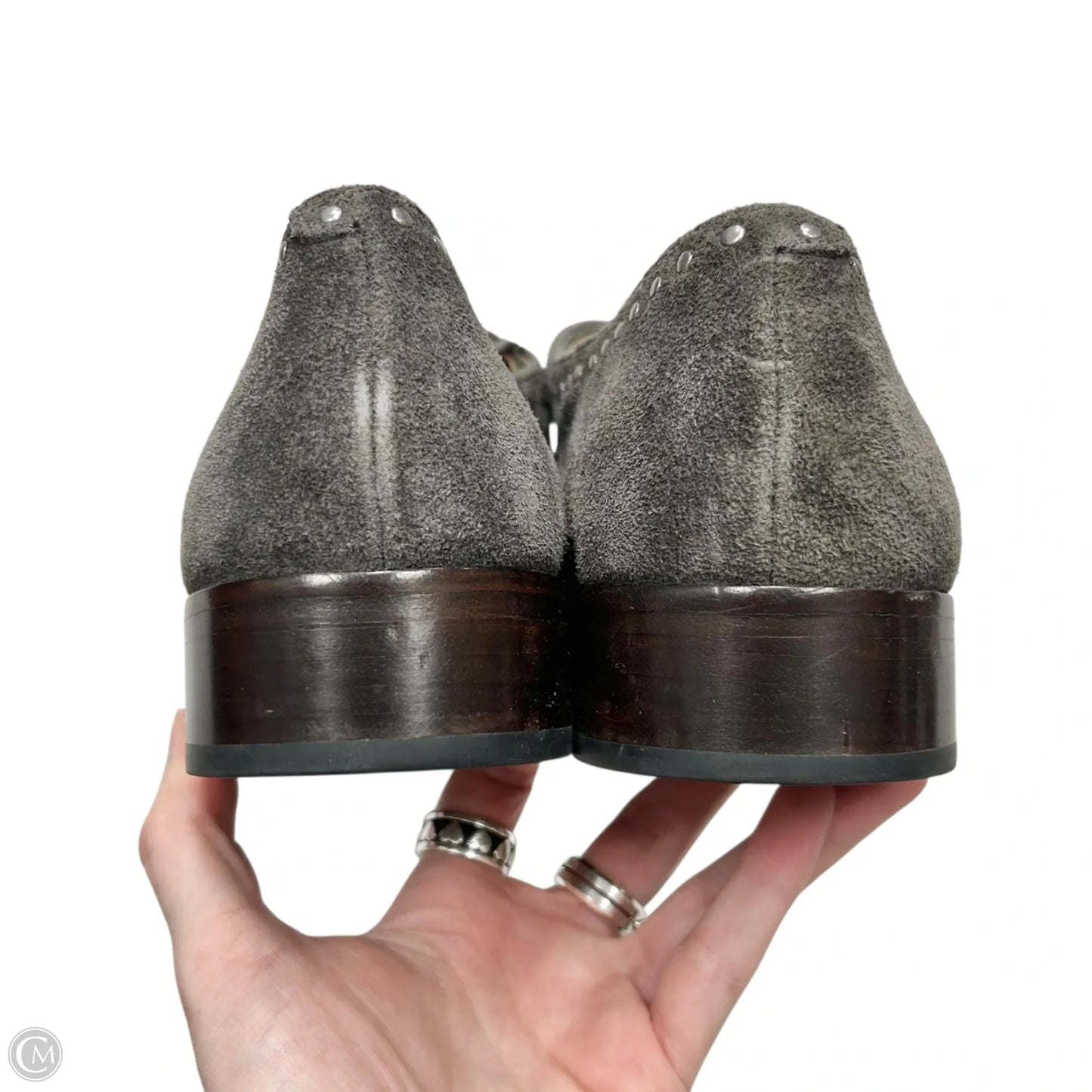 Shoes Designer By Frye In Grey, Size: 10