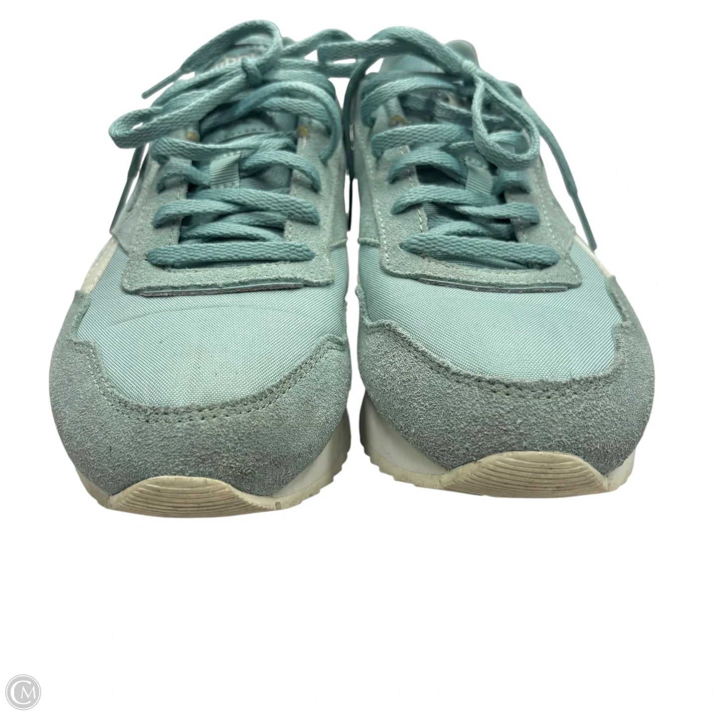 Shoes Sneakers By Reebok In Green & White, Size: 7