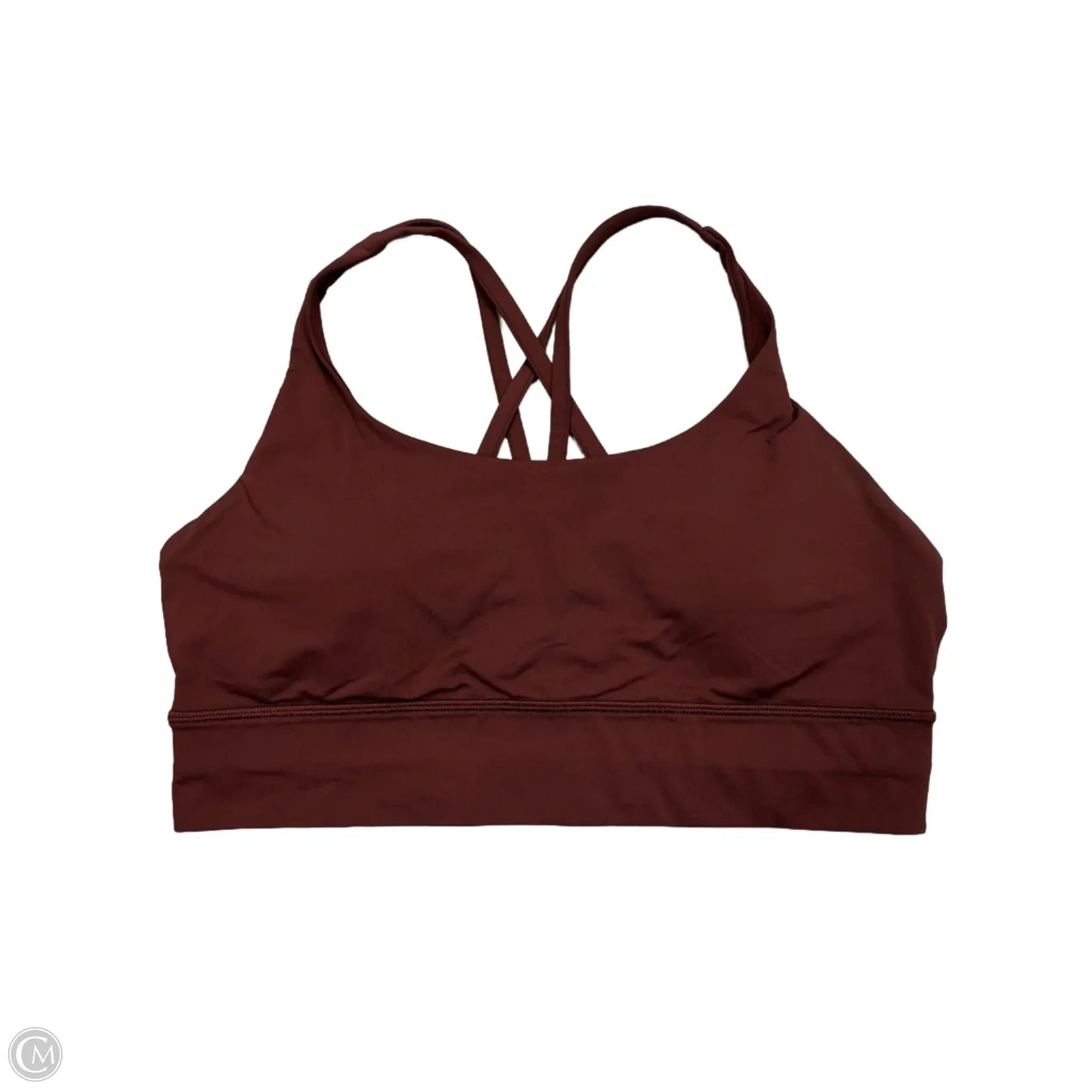 Athletic Bra By Lululemon In Maroon, Size: L