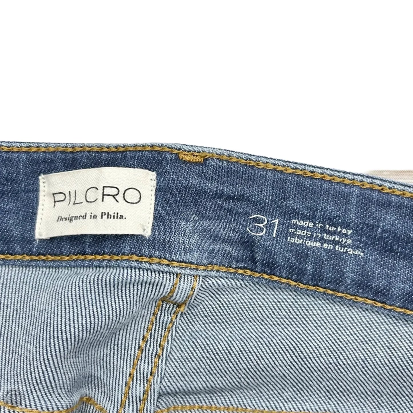 Jeans Boot Cut By Pilcro In Blue Denim, Size: 12
