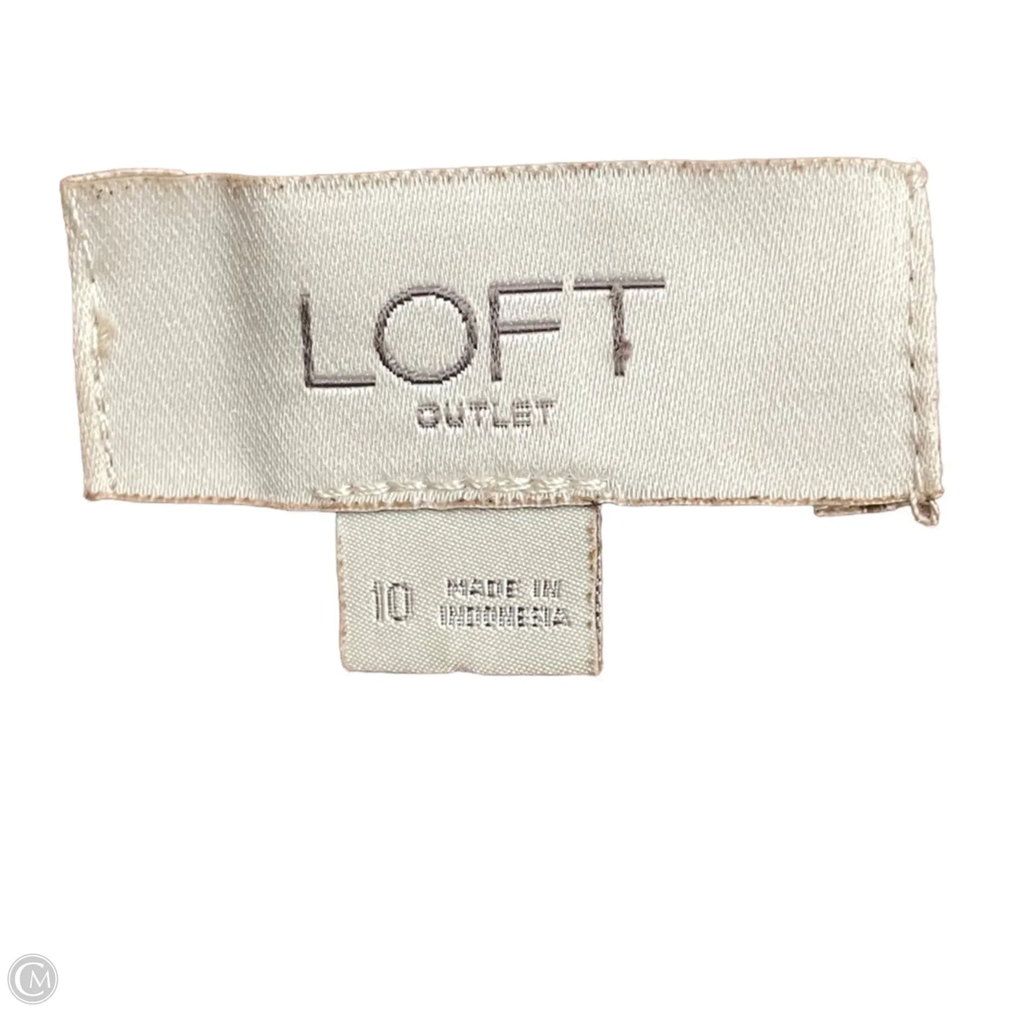 Skirt Midi By Loft In Tan, Size: M