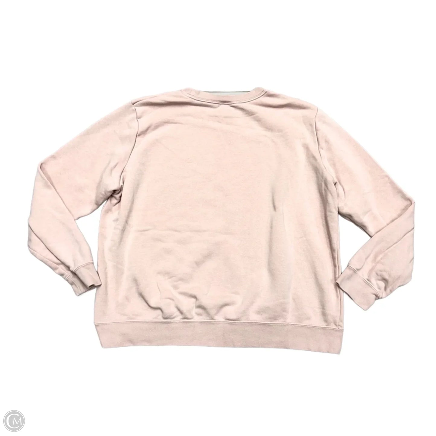 Athletic Sweatshirt Crewneck By Nike In Pink, Size: Xl