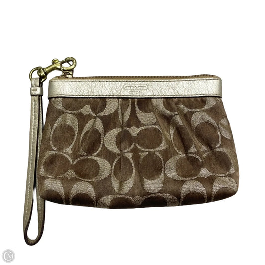 Wristlet Designer By Coach, Size: Medium