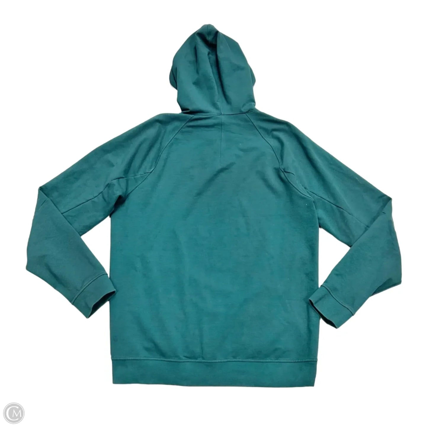 Athletic Sweatshirt Hoodie By Lululemon In Teal, Size: L