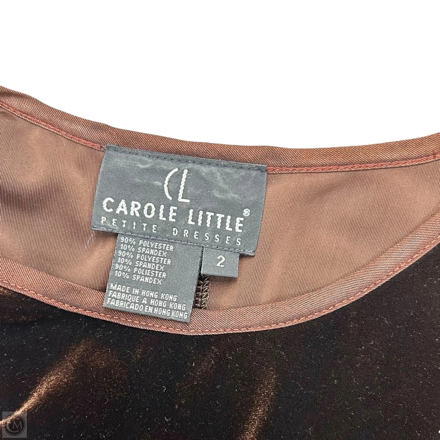 Dress Casual Maxi By Carole Little In Brown, Size: Xs