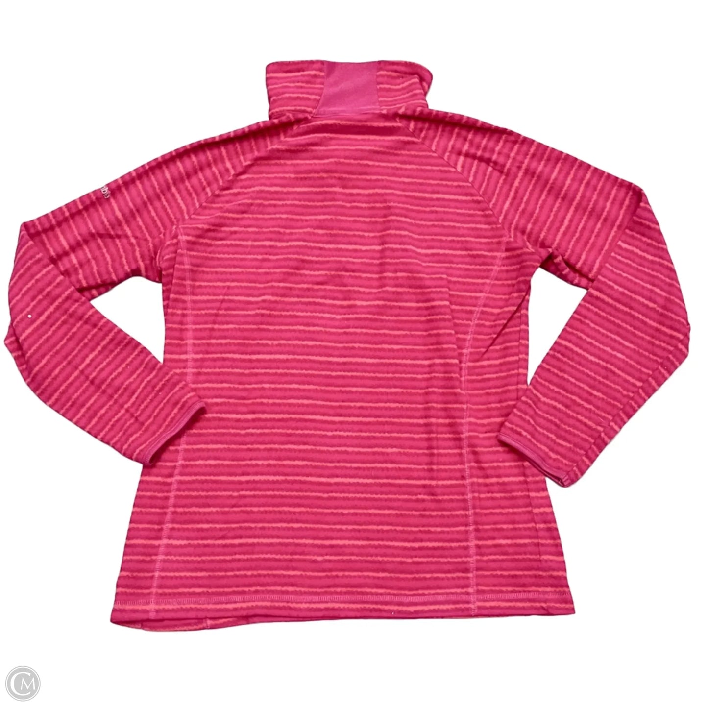 Jacket Fleece By Columbia In Orange & Pink, Size: L