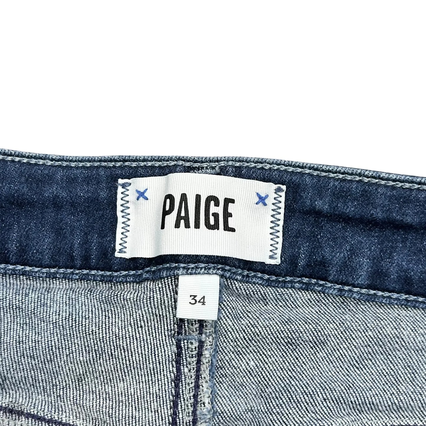 Jeans Skinny By Paige In Blue Denim, Size: 18