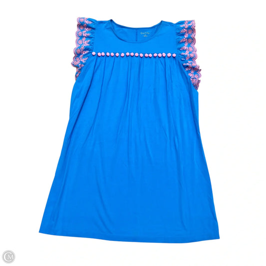 Dress Designer By Lilly Pulitzer In Blue & Pink, Size: Xl