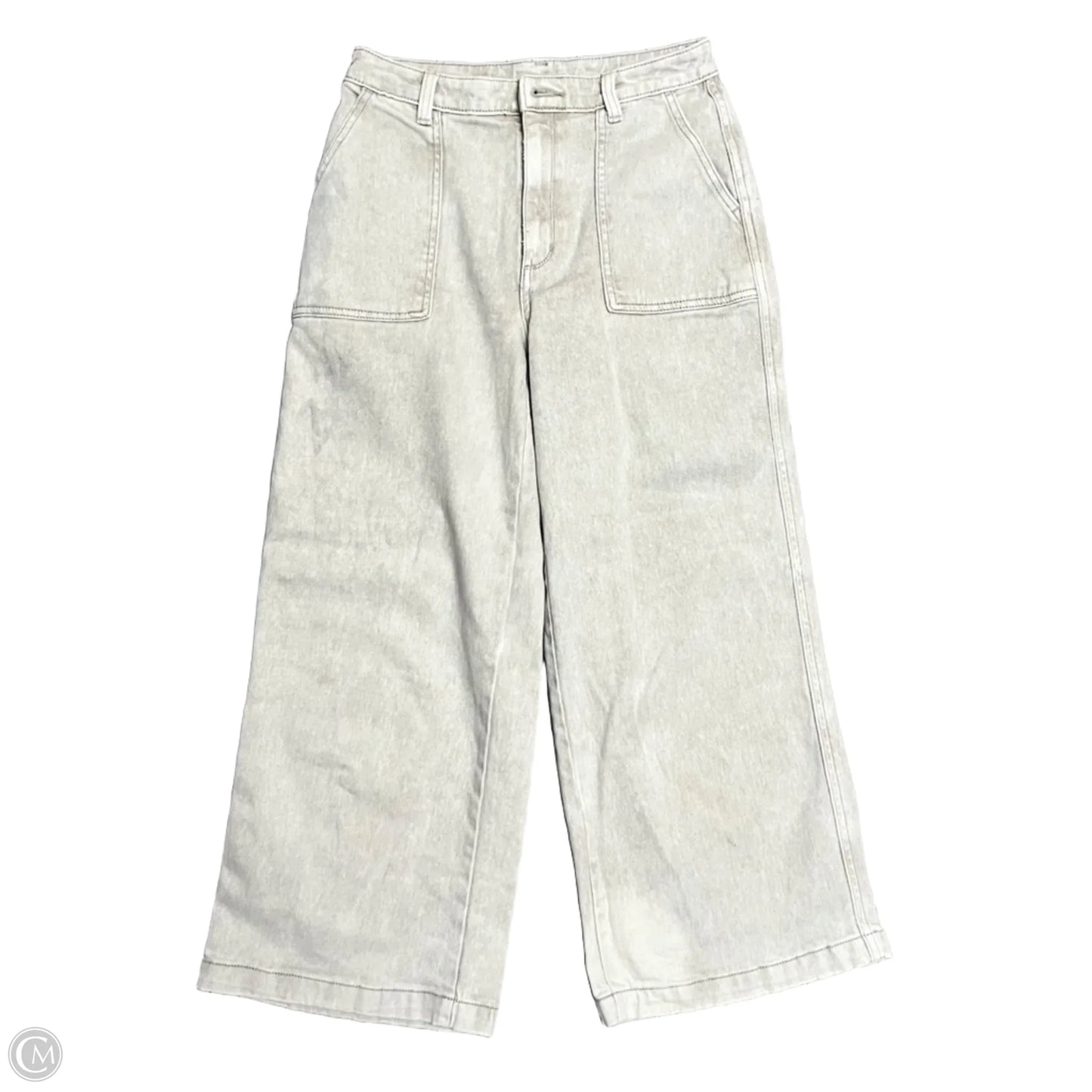 Jeans Wide Leg By Universal Thread In Tan, Size: 4