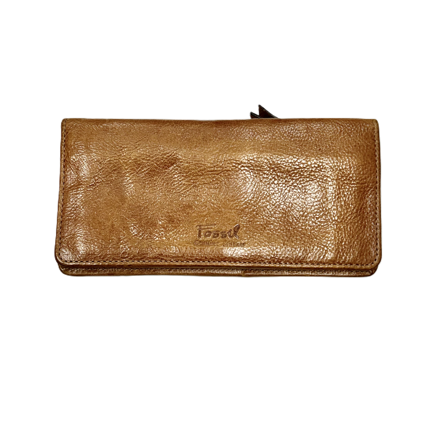 Wallet Leather By Fossil, Size: Small