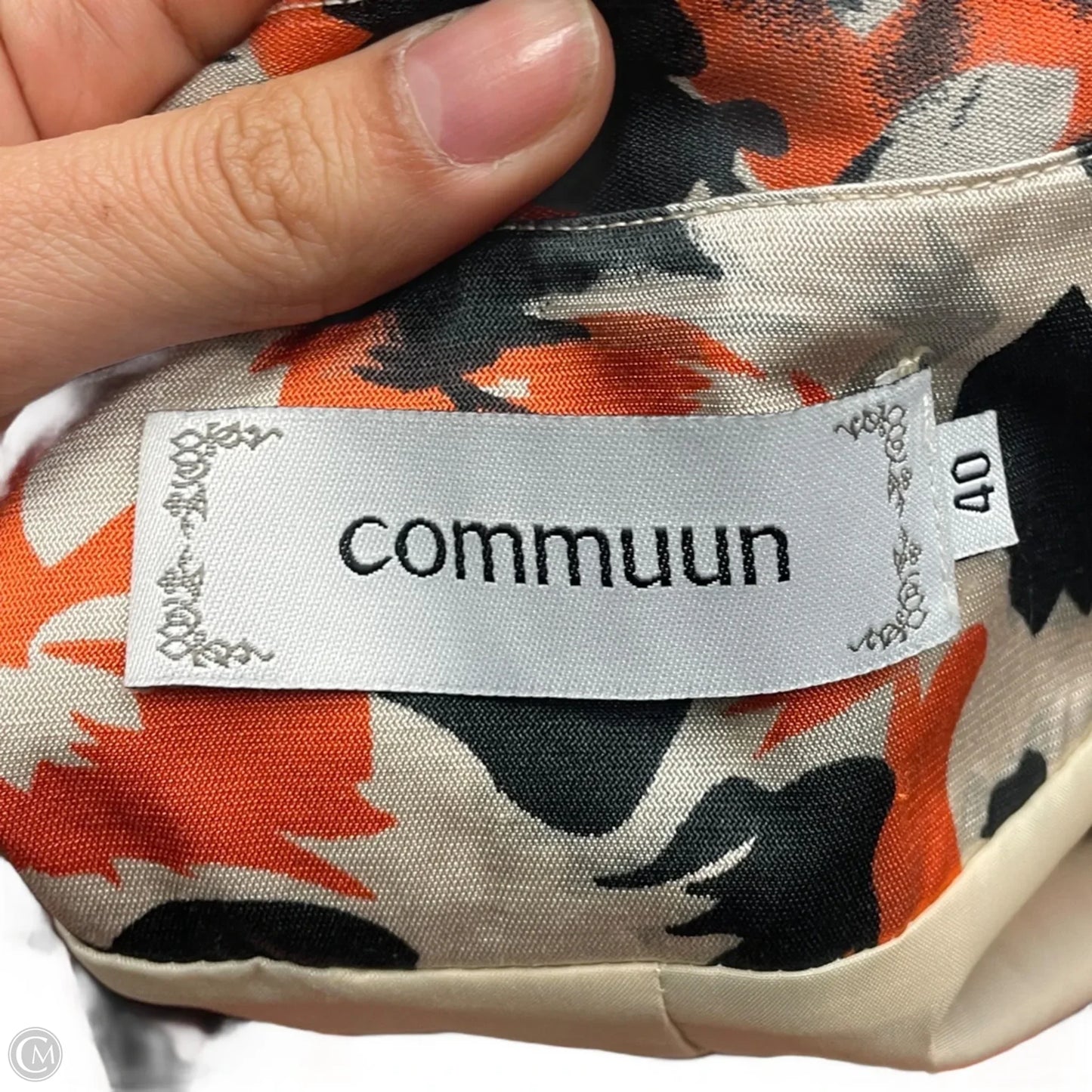 Jacket Other By Commuun In Red & Tan, Size: M