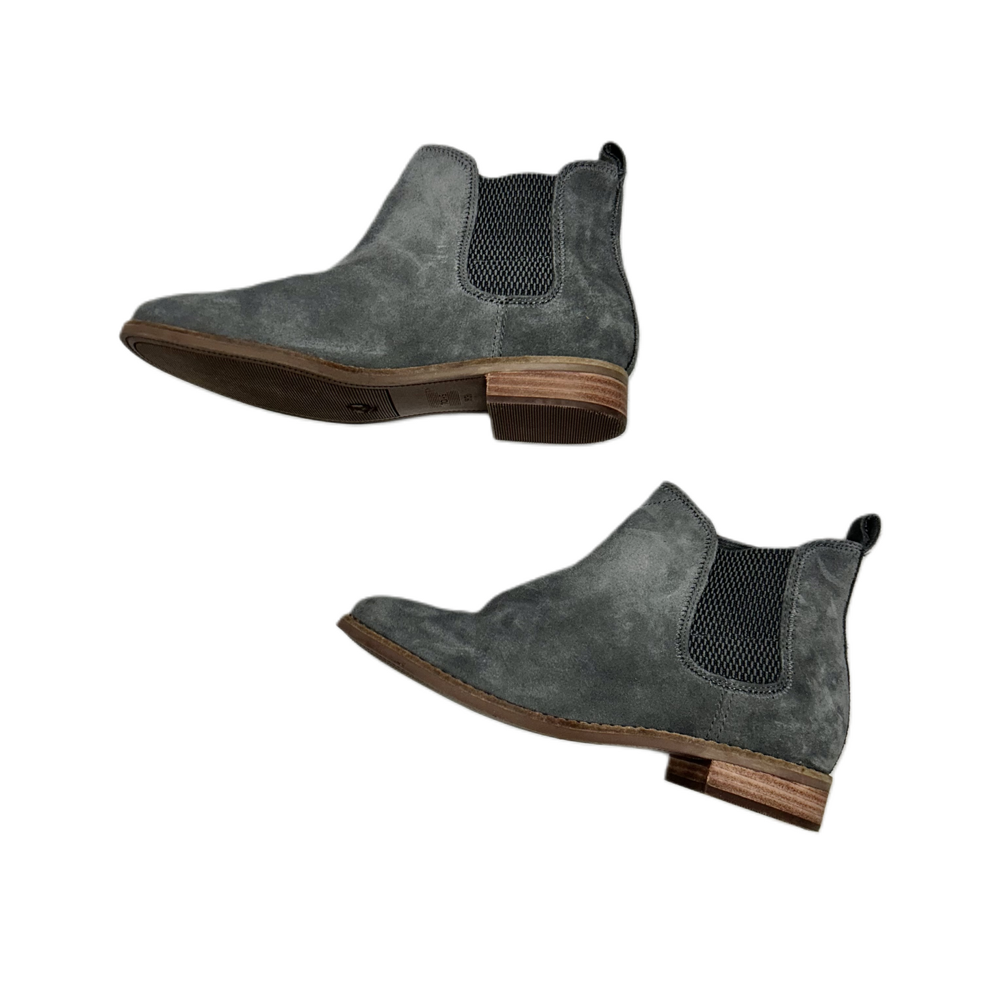 Boots Ankle Flats By Toms In Grey, Size: 6.5