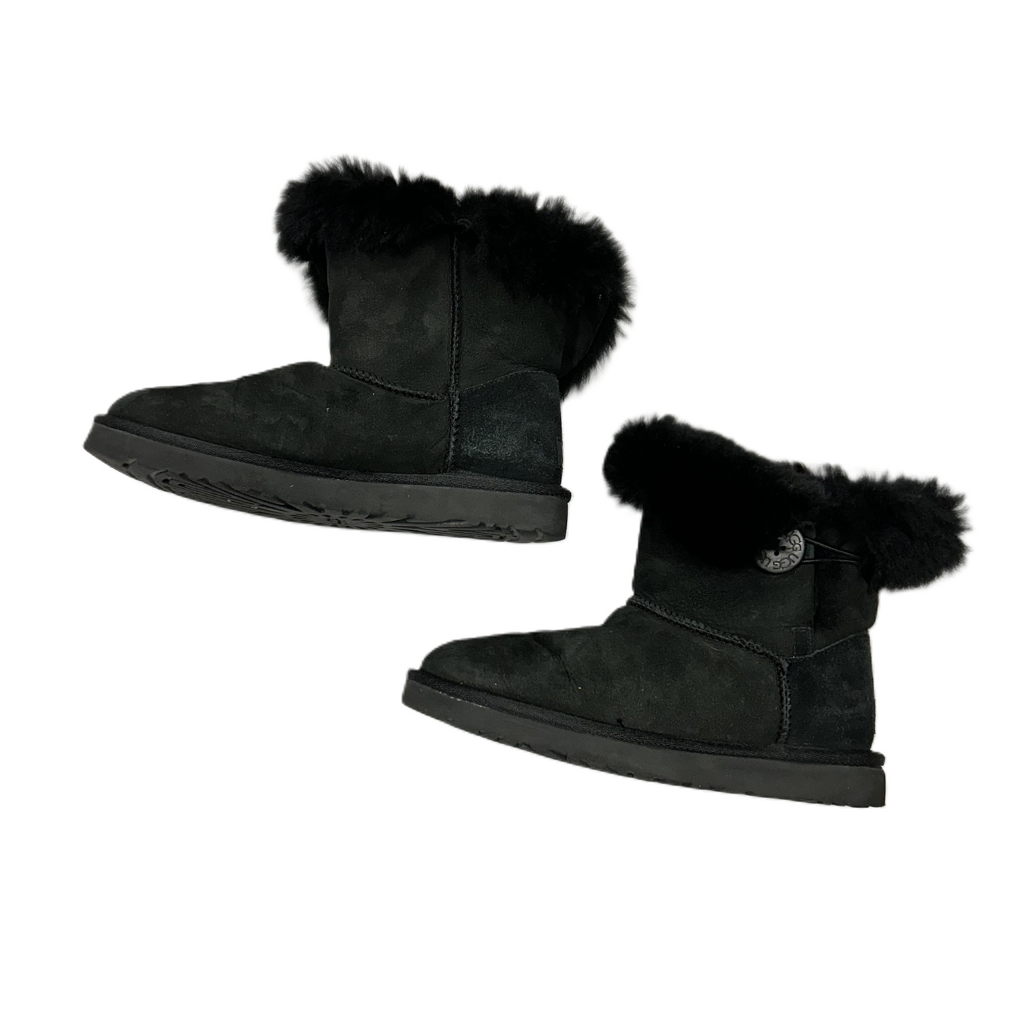 Boots Designer By Ugg In Black, Size: 7