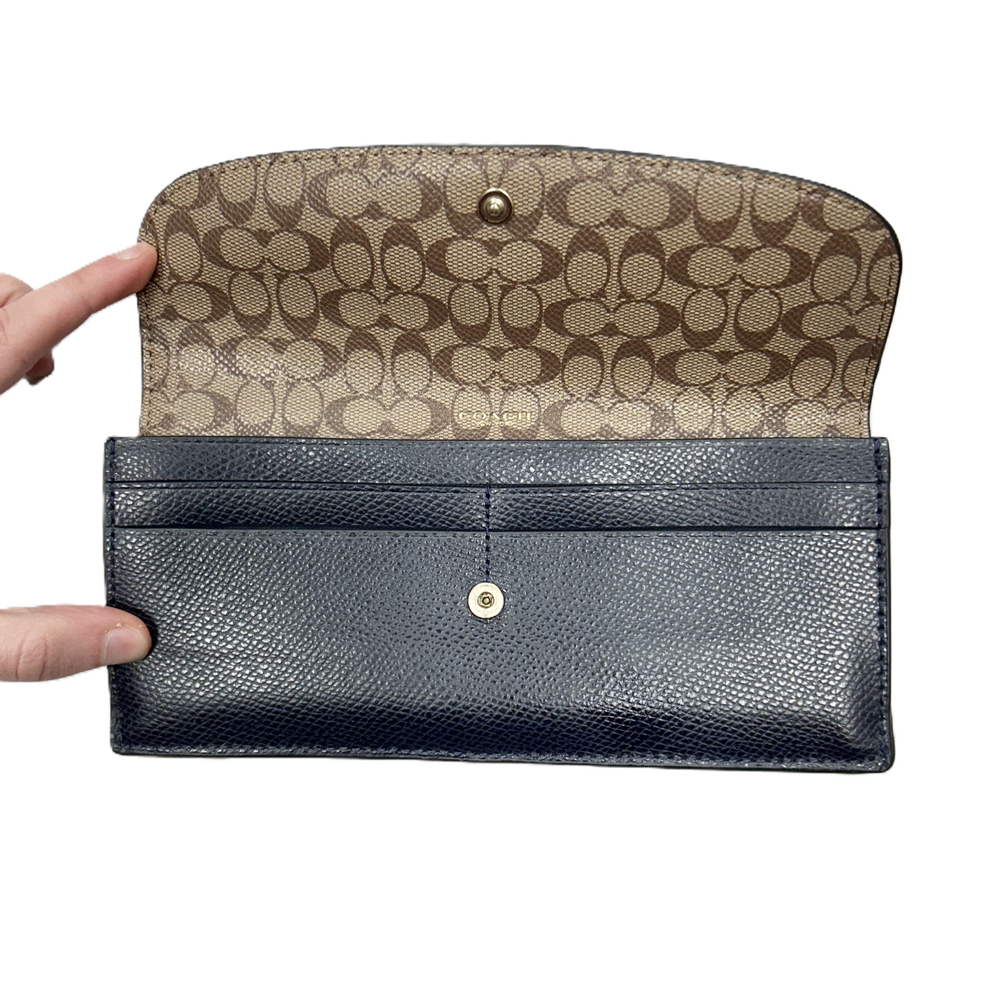 Wallet Designer By Coach, Size: Small