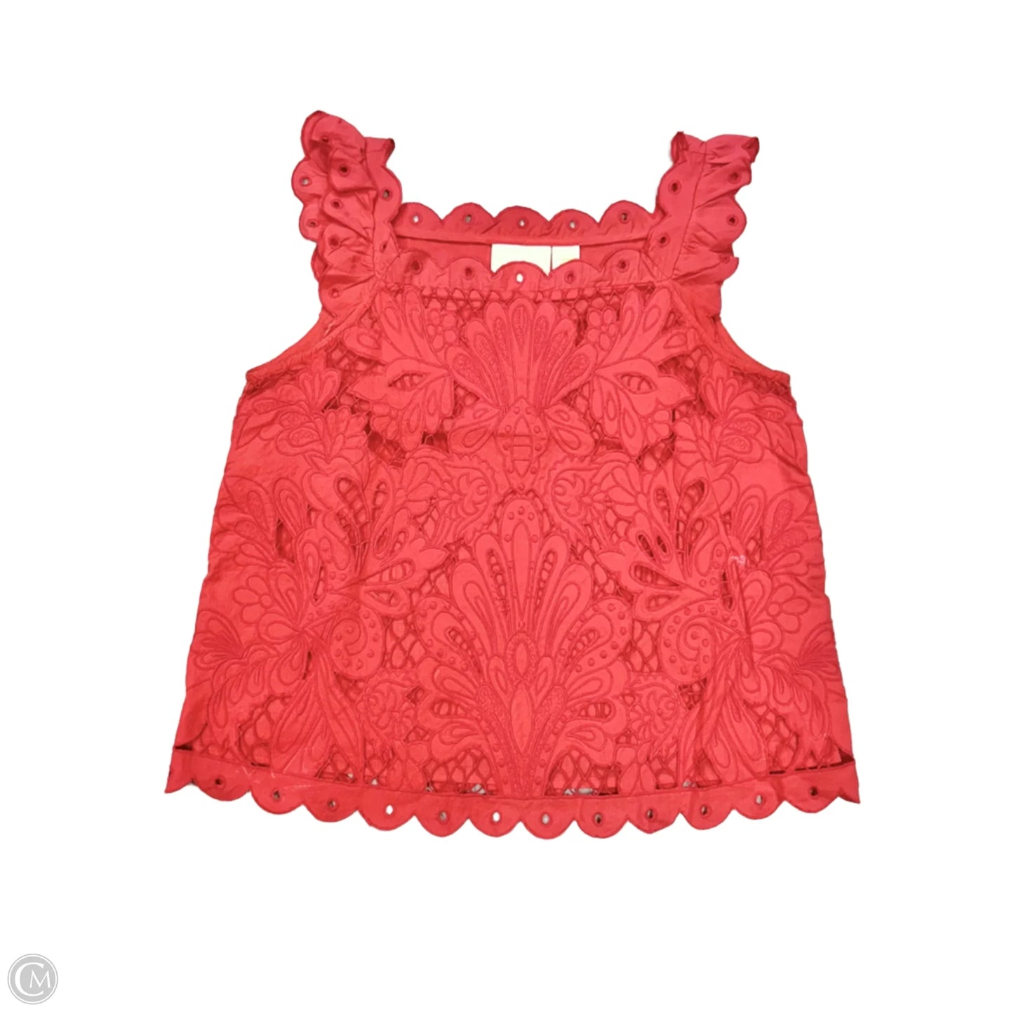 Top Sleeveless By Maeve In Red, Size: Xs