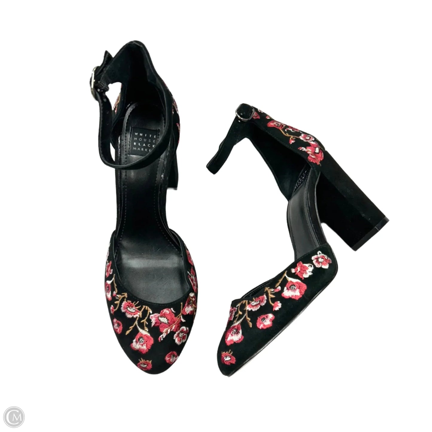 Shoes Heels Block By White House Black Market In Black & Pink, Size: 7.5