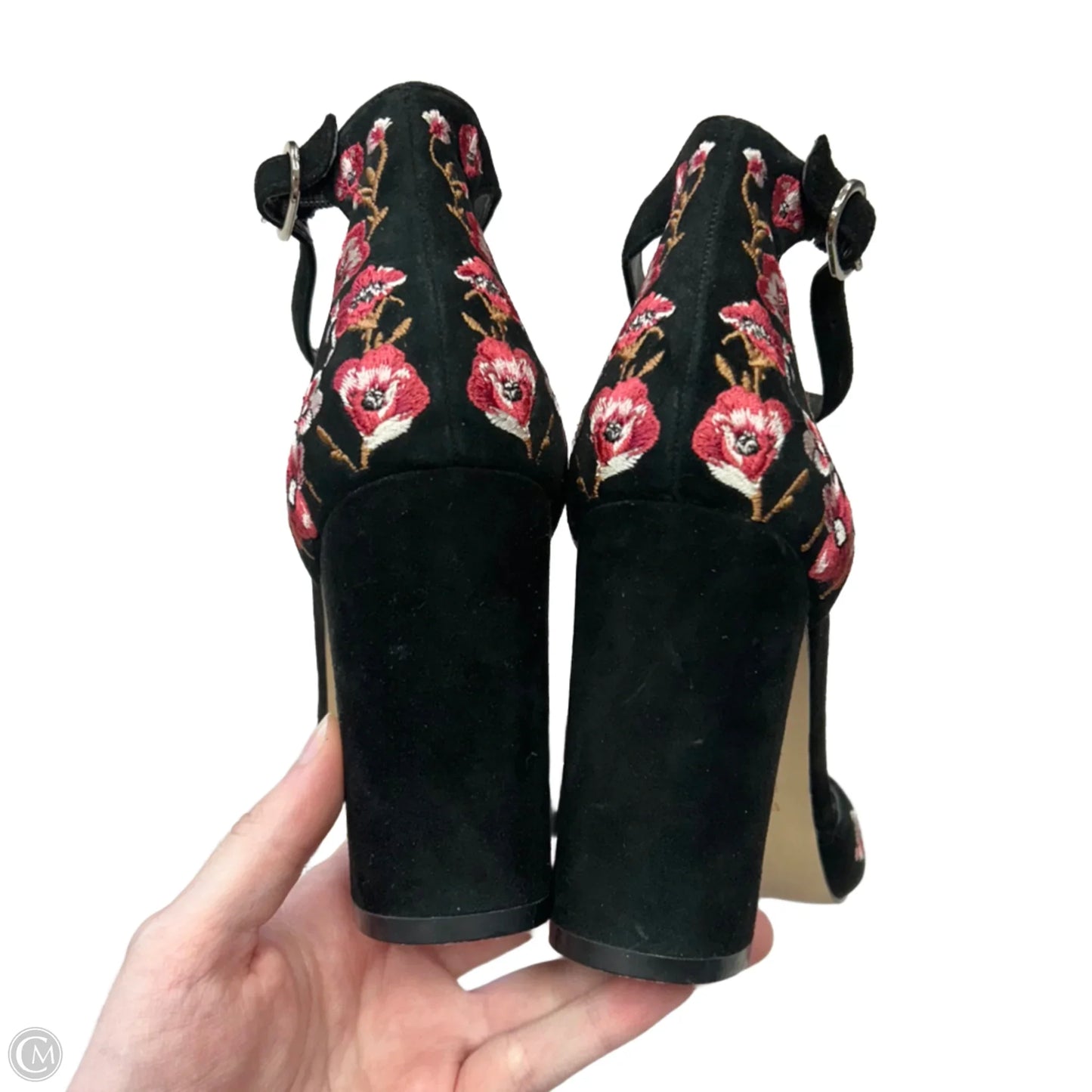 Shoes Heels Block By White House Black Market In Black & Pink, Size: 7.5