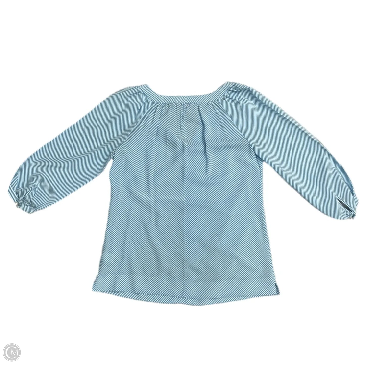 Top Long Sleeve Designer By Lilly Pulitzer In Blue, Size: M