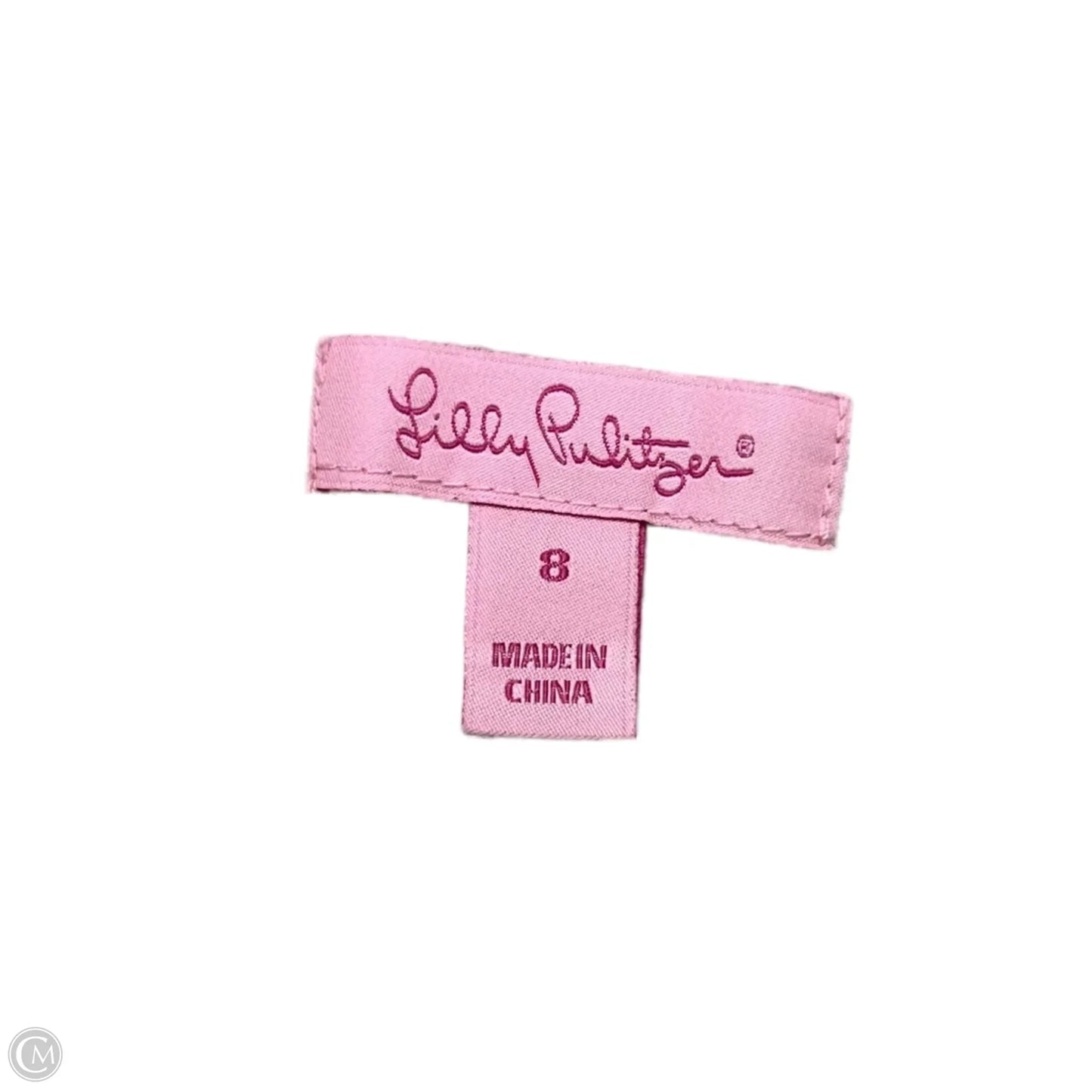 Top Sleeveless Designer By Lilly Pulitzer In Green & White, Size: M